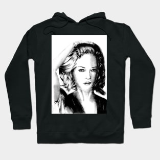 Beauty, graphite & charcoal portrait Hoodie